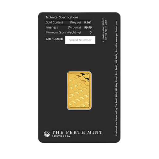 5 gram Perth Mint Gold Bar (In Assay)