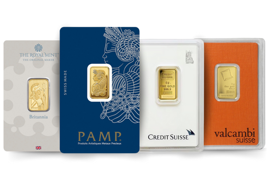 5 gram Gold Bar (Random Mint & Design)