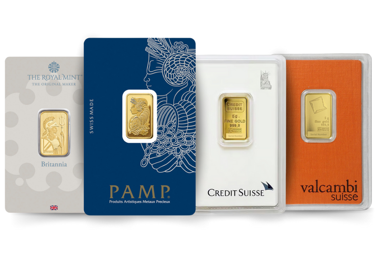 5 gram Gold Bar (Random Mint & Design)