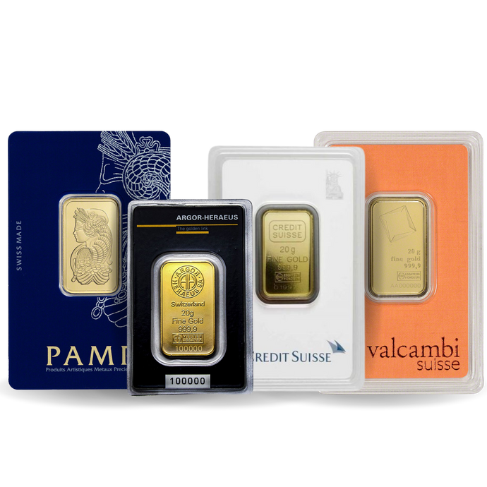 20 gram Gold Bar (Random Mint & Random Design)