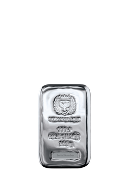 100 gram Germania Mint Silver Bar (Cast)