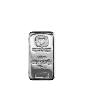 10 oz Germania Mint Silver Bar (Cast)