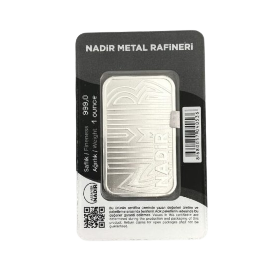 1 oz Silver Nadir Bar (In Assayer)