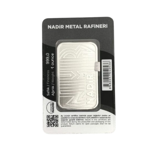 1 oz Silver Nadir Bar (In Assayer)