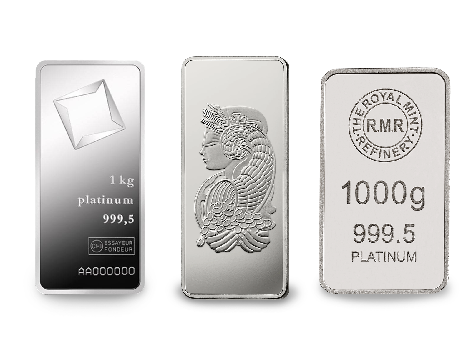 Kilo Platinum Bars