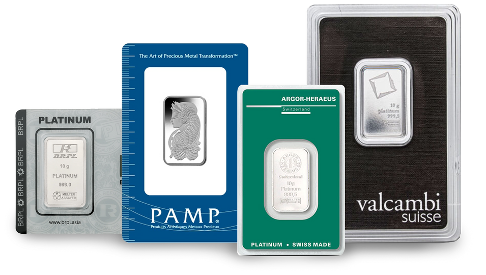 10 gram Platinum Bars