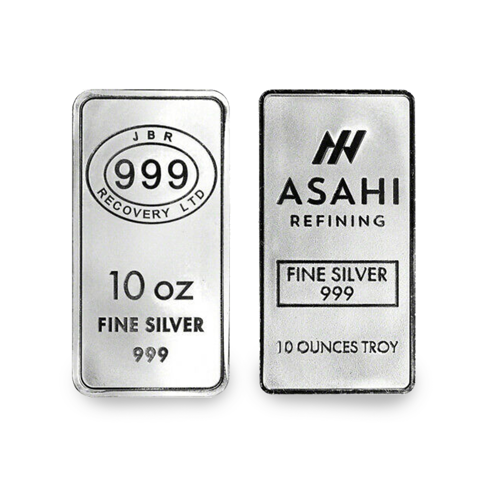 JBR & Asahi 10 oz Silver Bars