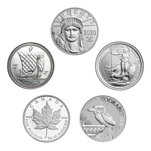 Various Platinum Coins