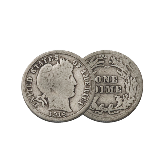 90% Silver Barber Dime