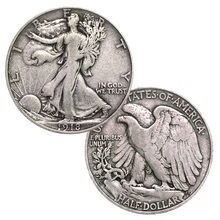 90% - $1 FV Silver U.S. Halves (1892-1964)