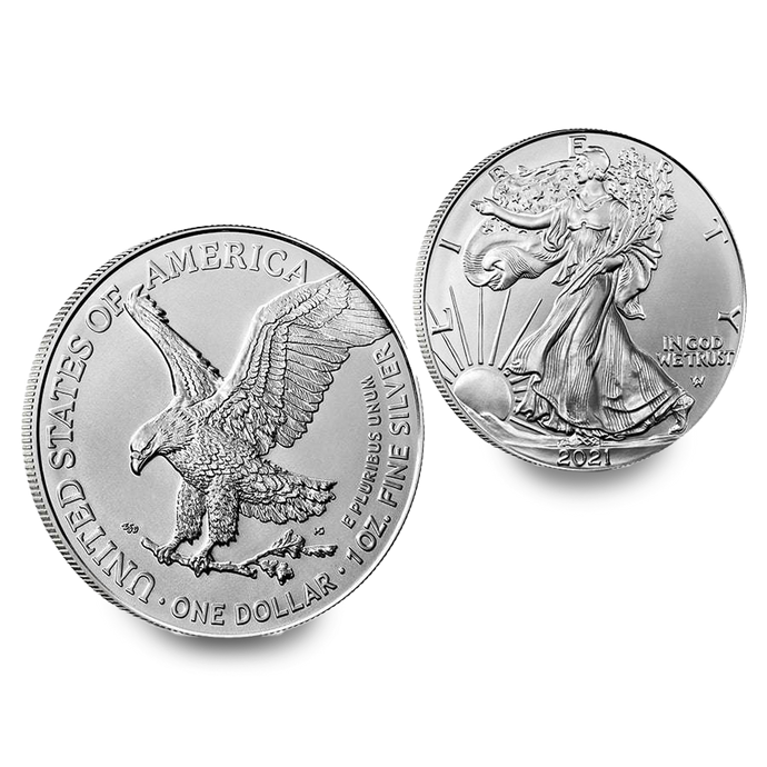 Type 2 American Silver Eagles
