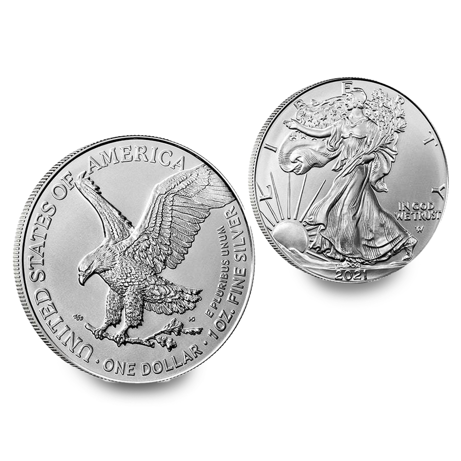 Type 2 American Silver Eagles