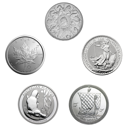 Various Platinum Coins