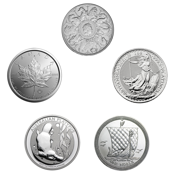 Various Platinum Coins