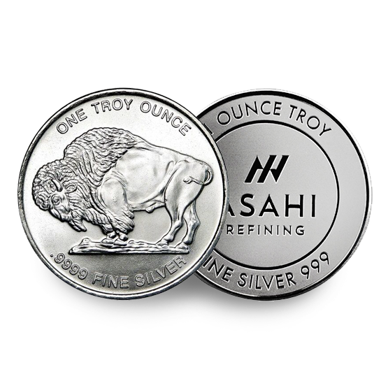 Silver Buffalo Rounds by Asahi