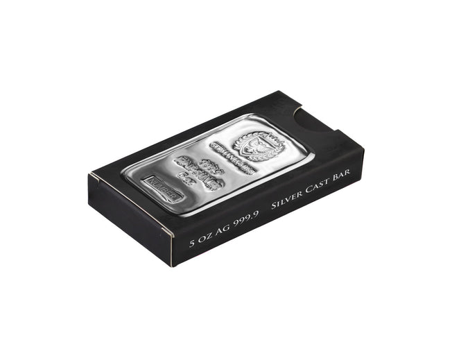 5 oz Germania Silver Bar Packaging