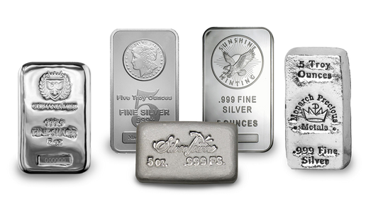 5 oz Silver Bars