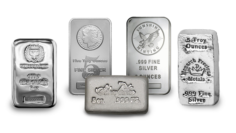 5 oz Silver Bars