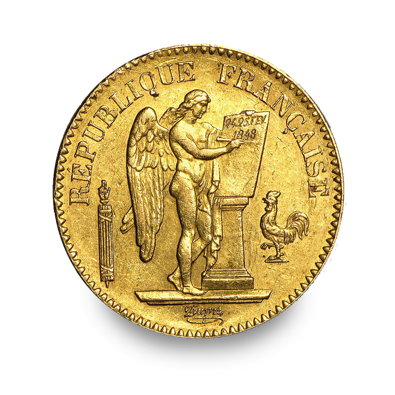 【希少♪】 フランス ルイ18世 20フラン 金貨 1824年 1814-1824 France 20 Franc Gold Coin - Louis XVIII - Hero Bullion