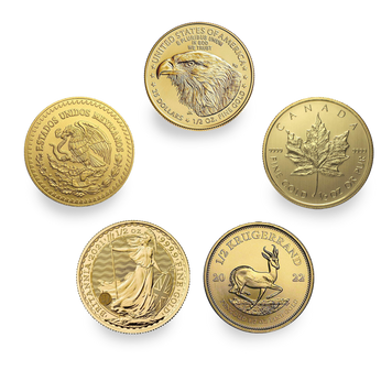 1/2 oz Gold Coins